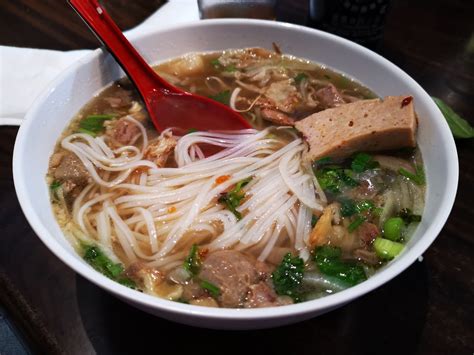 Taste perfectly cooked pho soup, chicken wings and grilled beef. . Pho mc